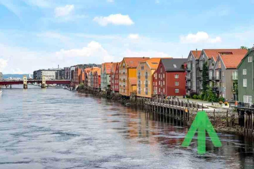 Appartement Bakklandets Perle 3-Roms à Trondheim Extérieur photo